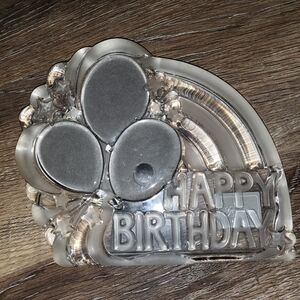 🩵Vintage Crystal Birthday Photo Frame